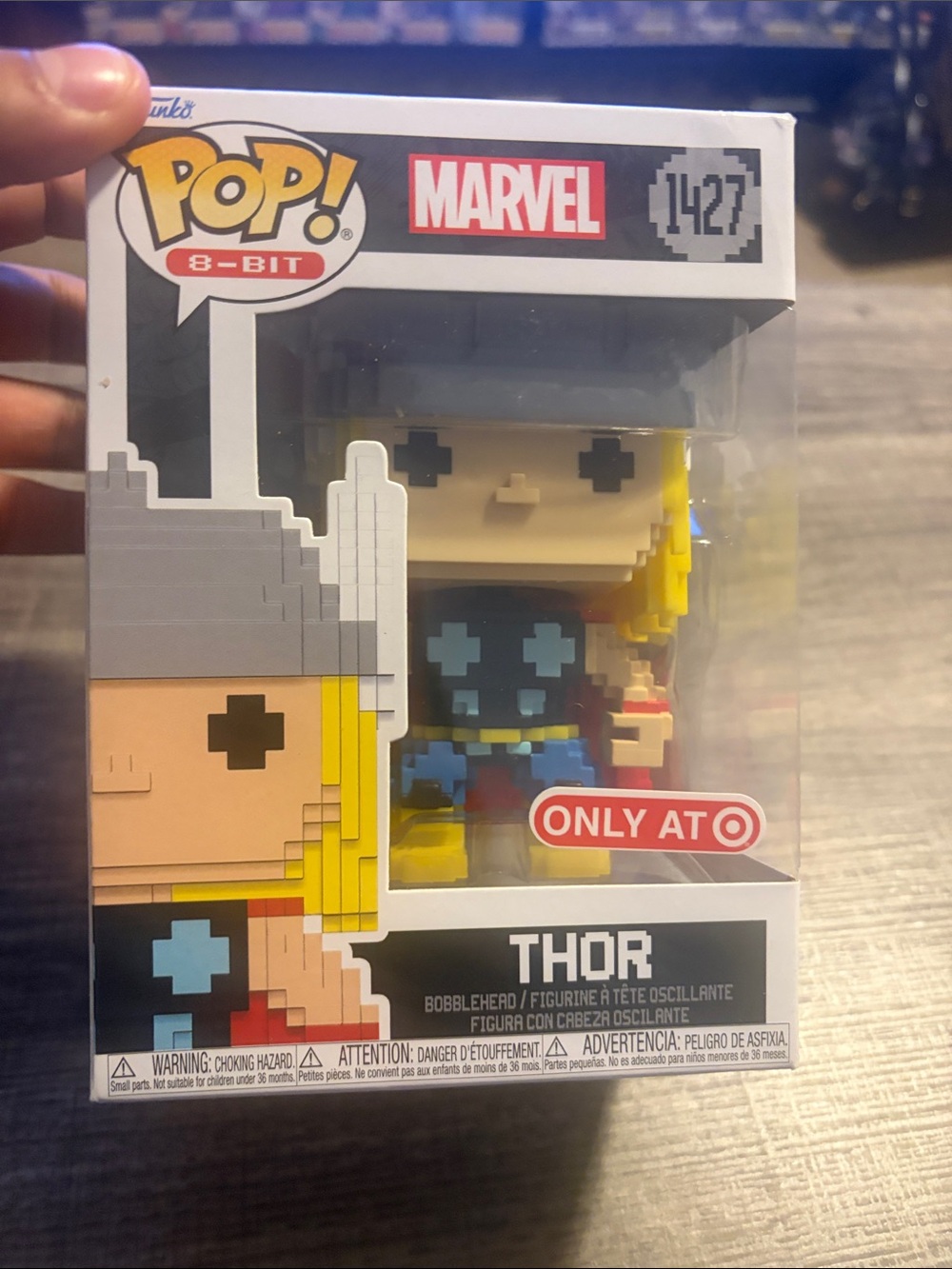 Funko Pop! 8-Bit Thor - Yellow, Blue, Black